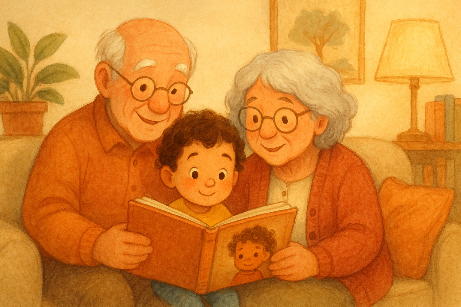 Grands-parents héros du livre : le cadeau parfait