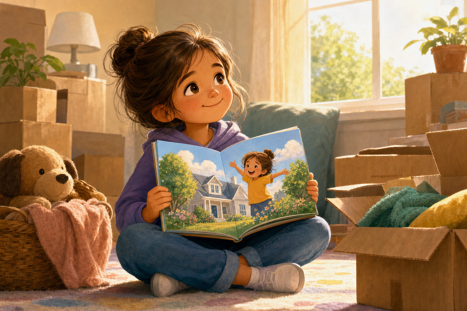 Déménager avec des enfants : un livre pour les rassurer