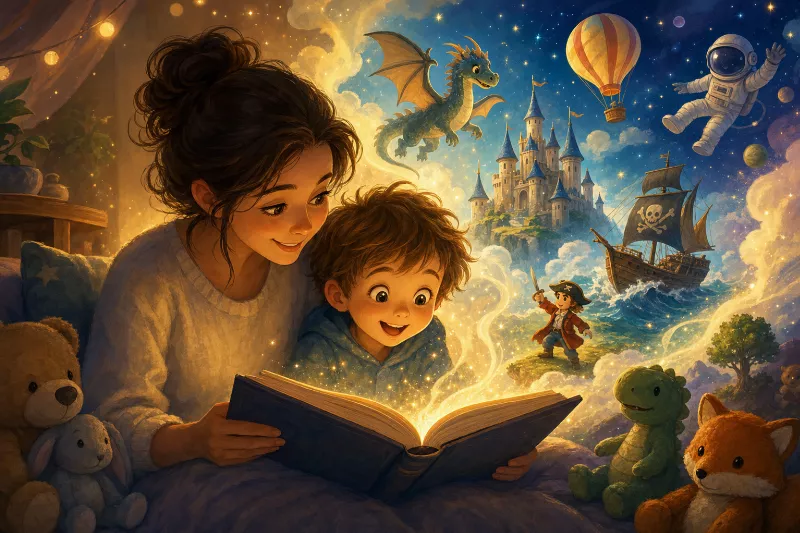 Histoires personnalisées : boostez l'imagination de l'enfant