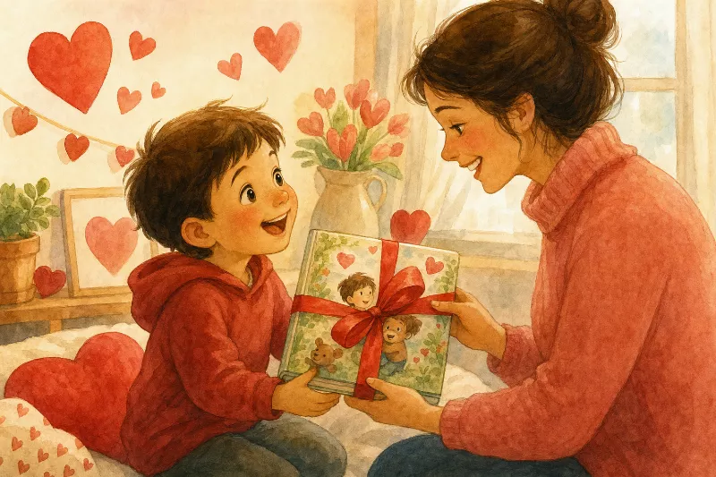 Cadeau de Saint-Valentin pour enfant : unique et personnel