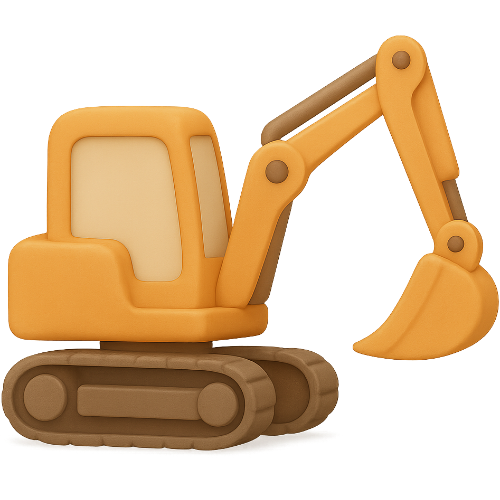 Livre enfant personnalisé : Pelleteuses et grues