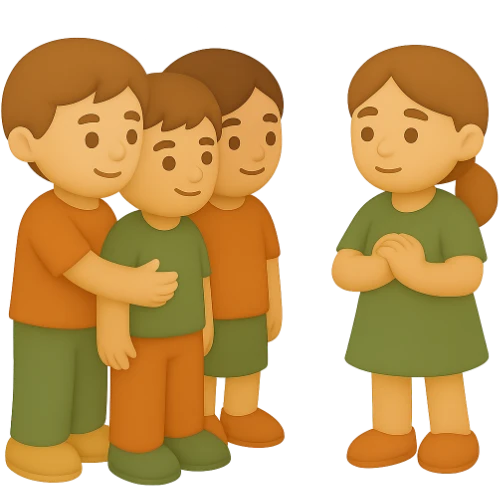 Livre personnalisé sur la pression du groupe pour enfant