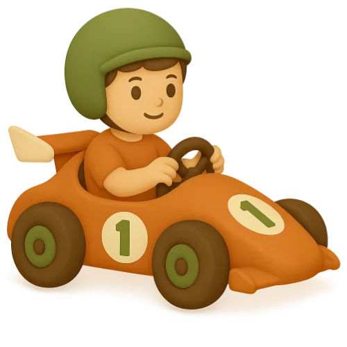 Livre enfant personnalisé : Course automobile