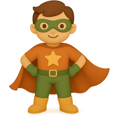 Livre enfant personnalisé : Super-héros