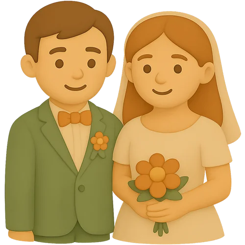 Livre enfant personnalisé : Mariage