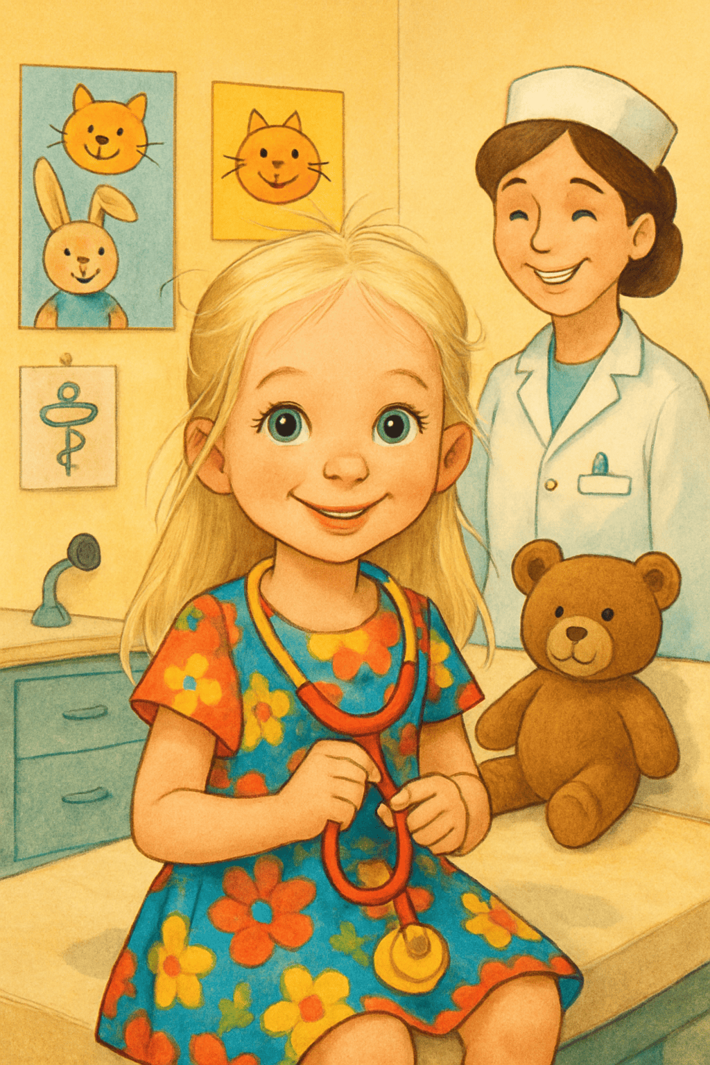 La visite au docteur soin