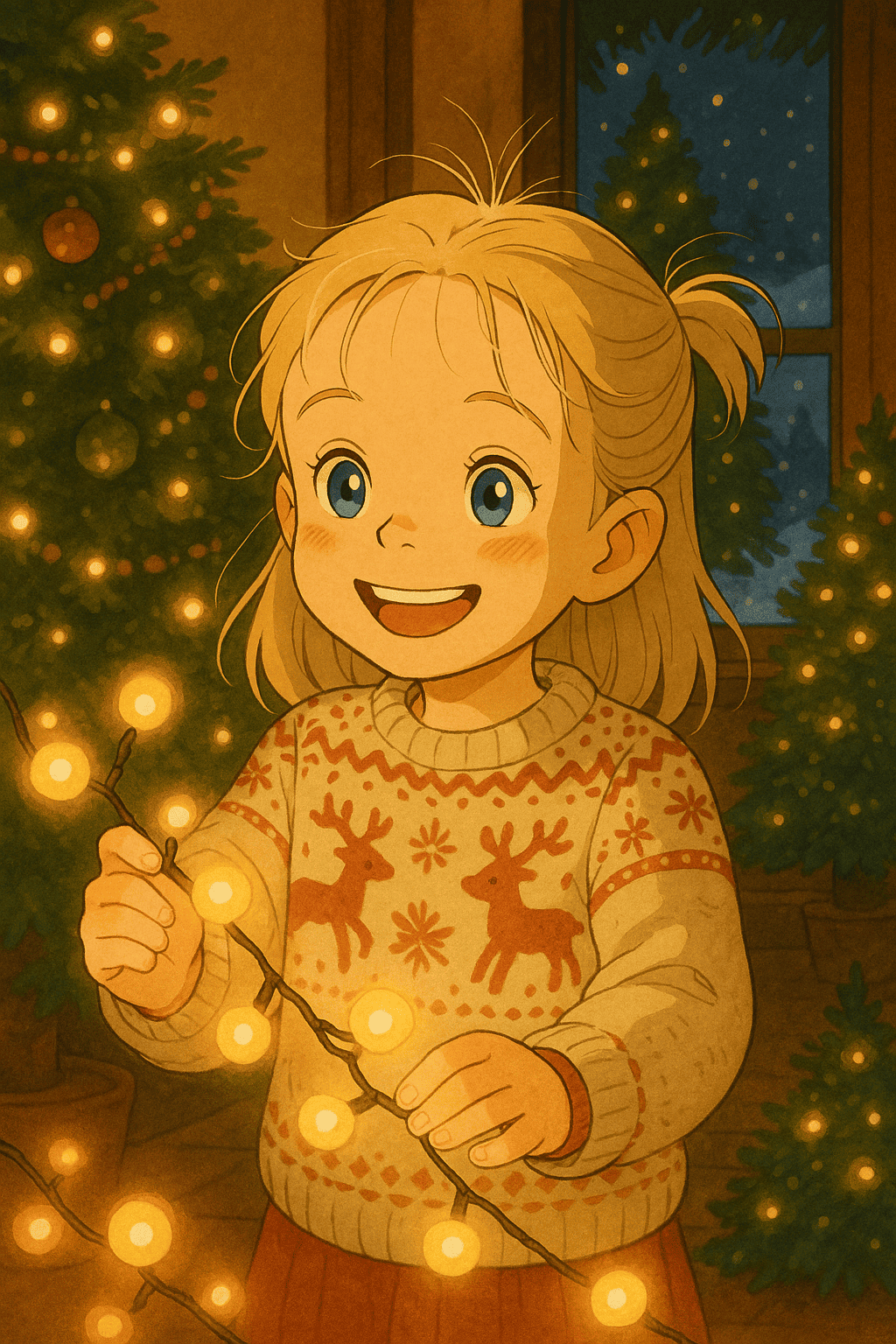 Lumières de noël et odeurs de cannelle