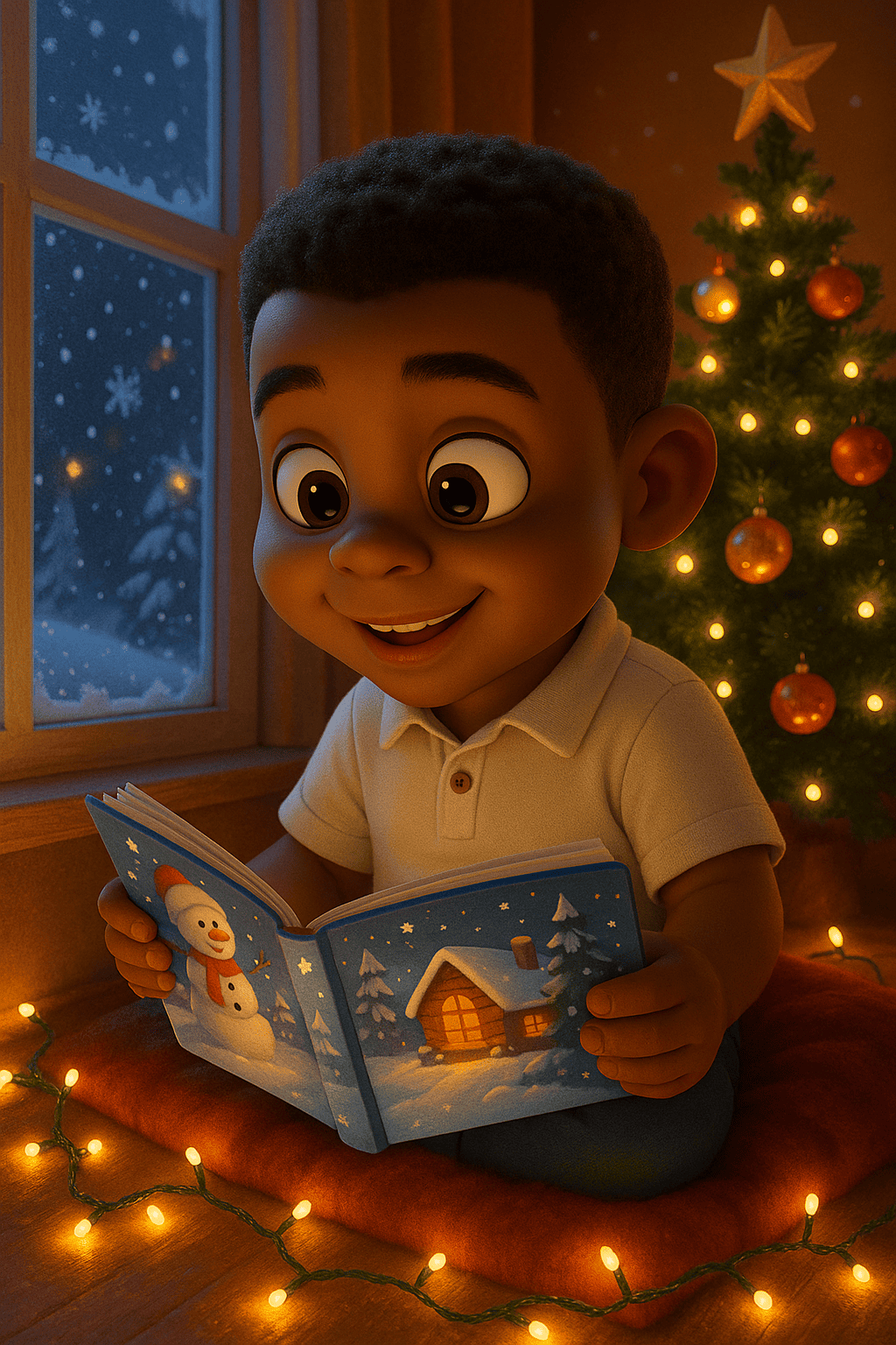 Lumières de noël   histoires dhiver