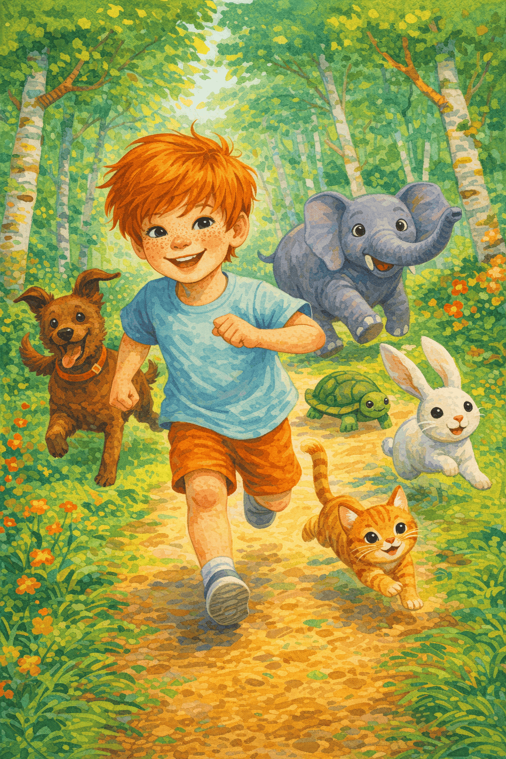 Aventure entre les courses danimaux