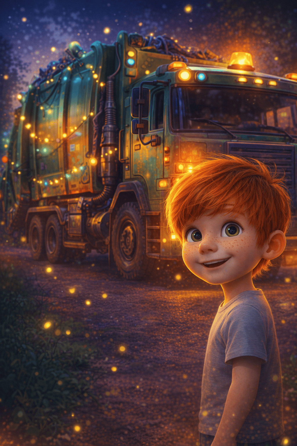 Le voyage mystérieux de la camionnette poubelle