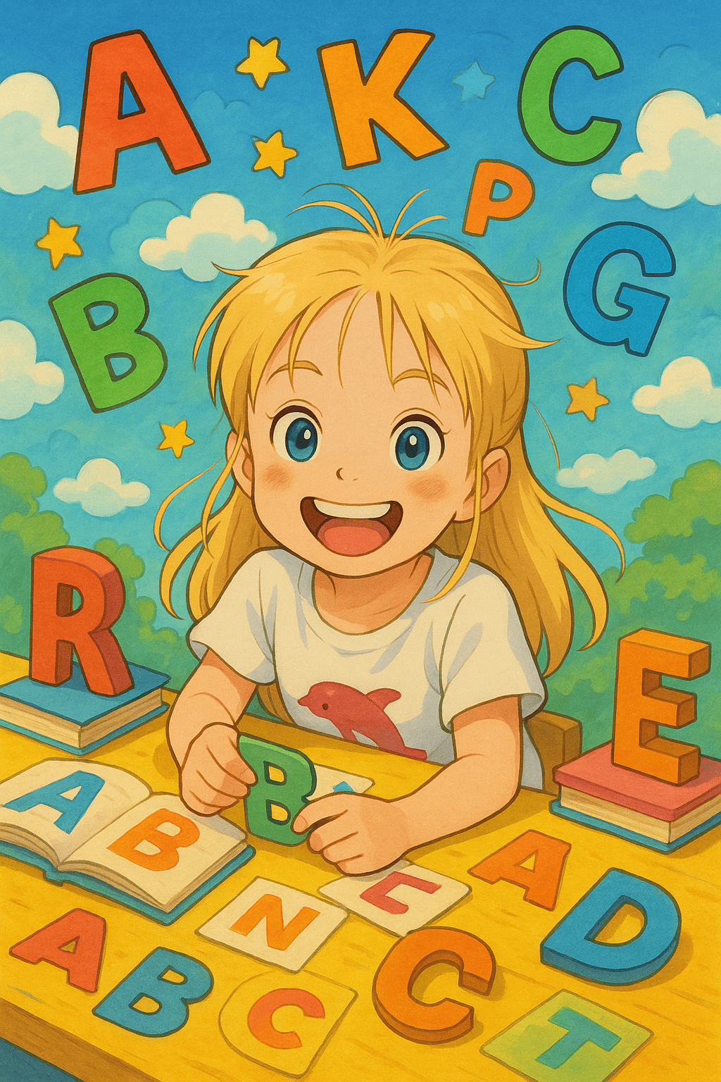 Illustration pour Lettres en apprendre à lire