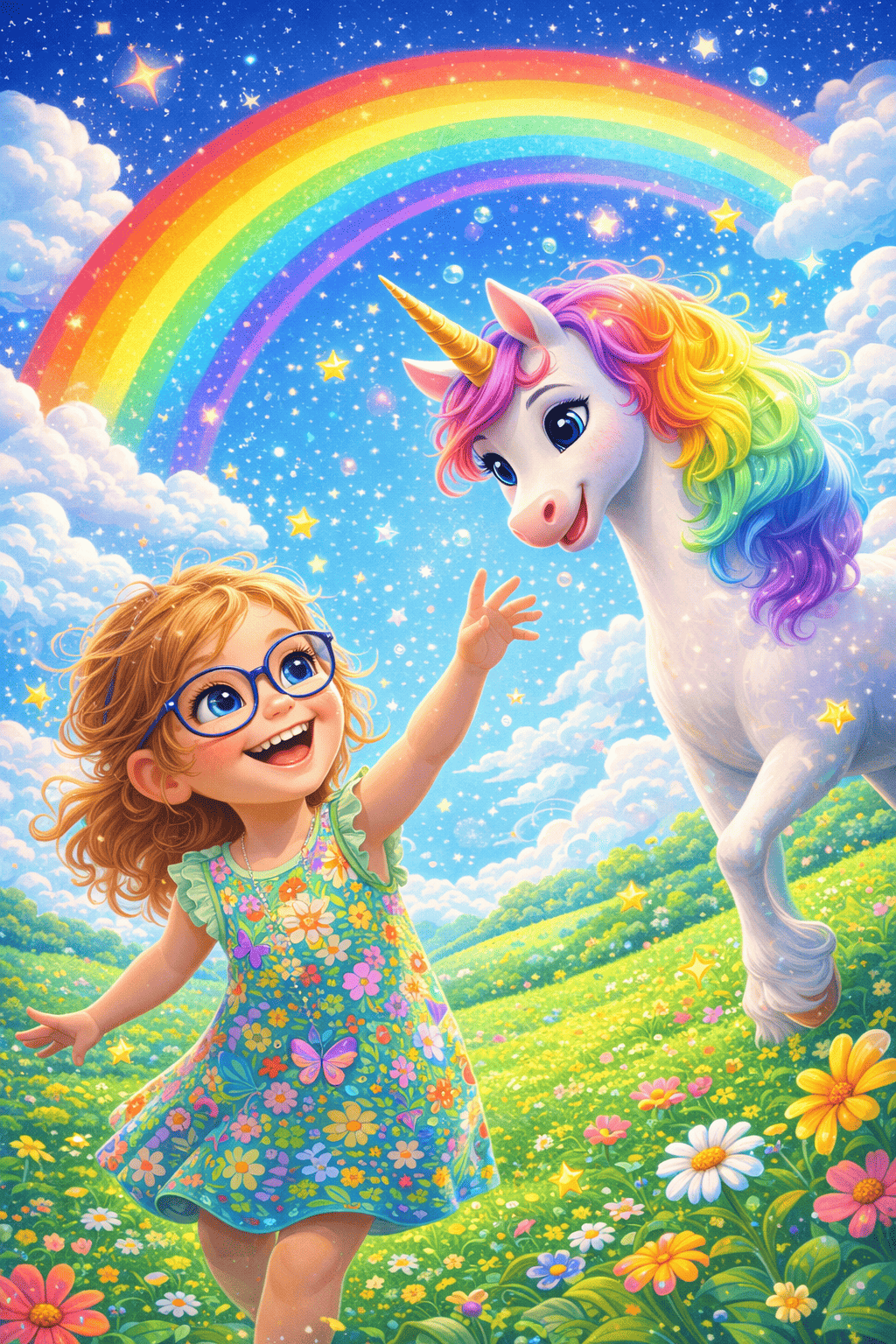 Larc en ciel de la licorne
