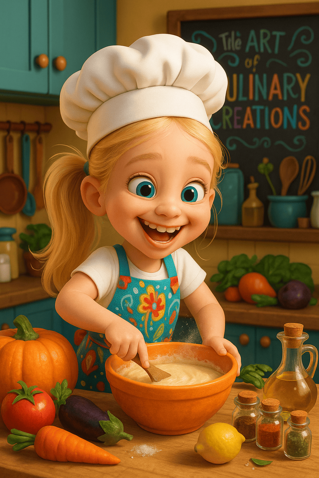 Lart des créations culinaires