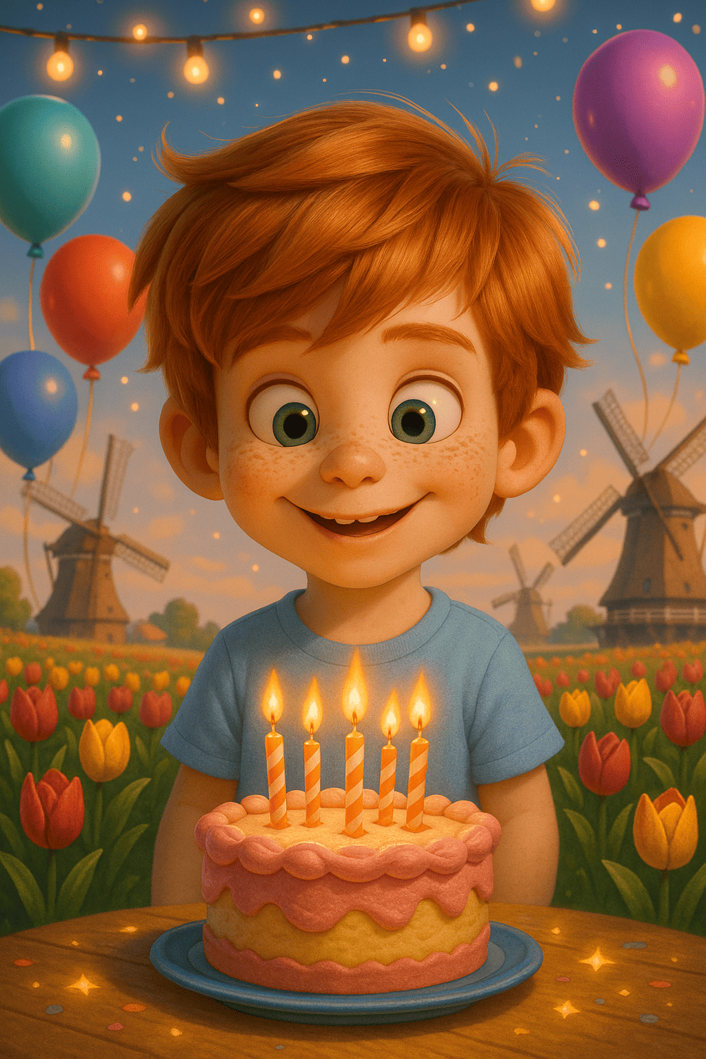 Illustration pour Magie danniversaire aux pays bas