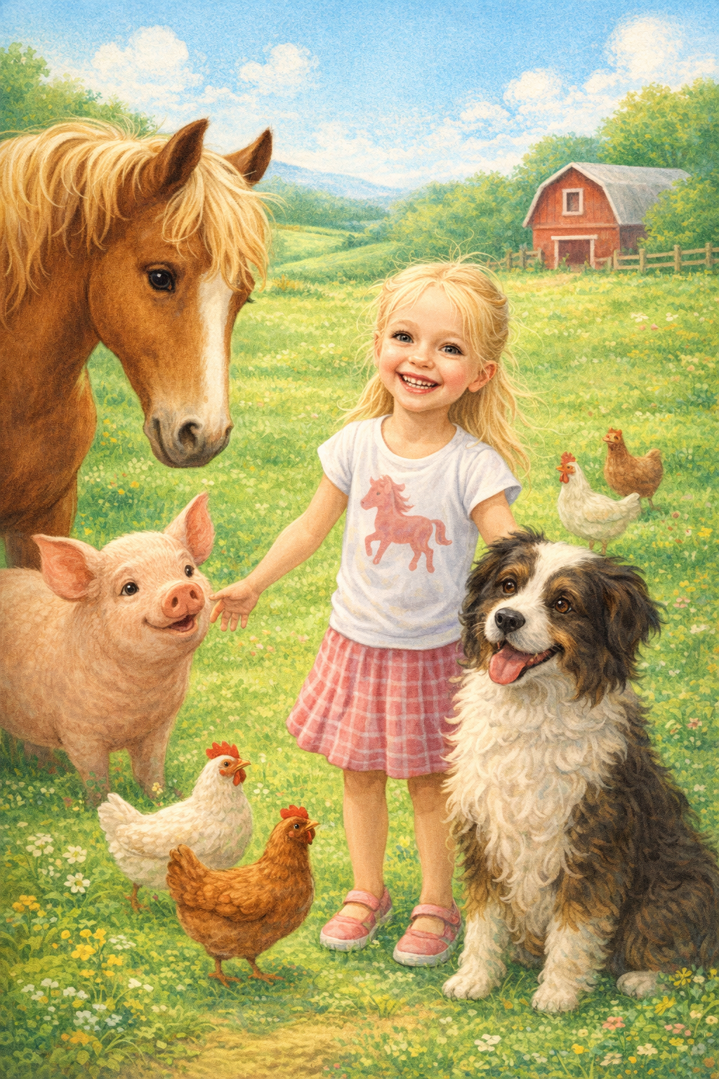 Livre pour enfants personnalisé pour Nathalie