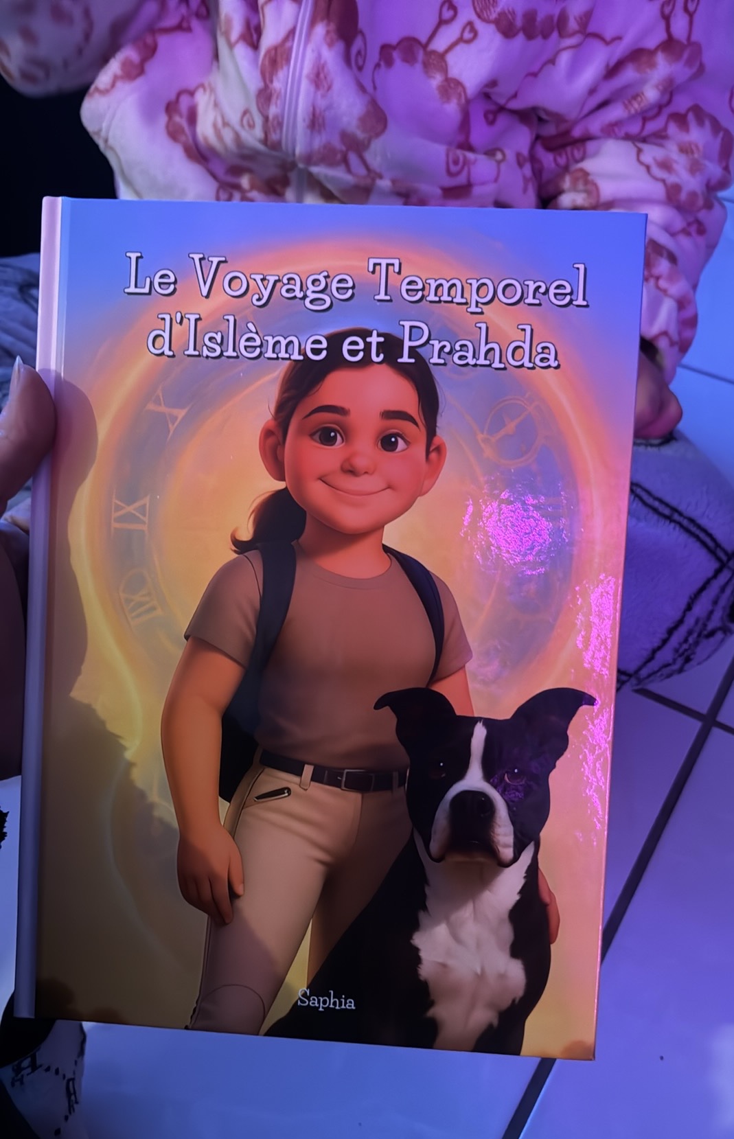 Photo d'un livre pour enfants personnalisé par Coghe