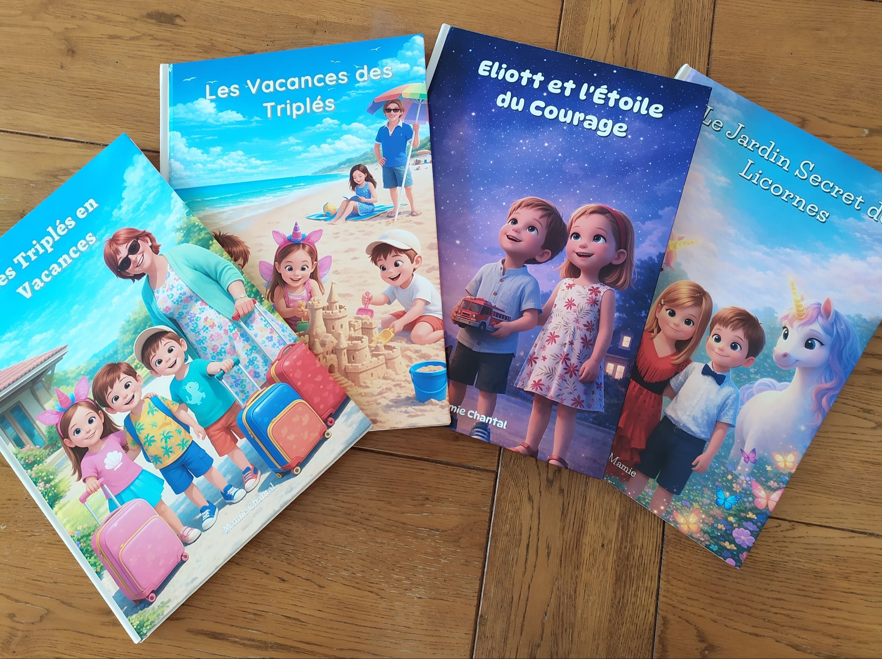 Photo d'un livre pour enfants personnalisé par Chantal Brouttier