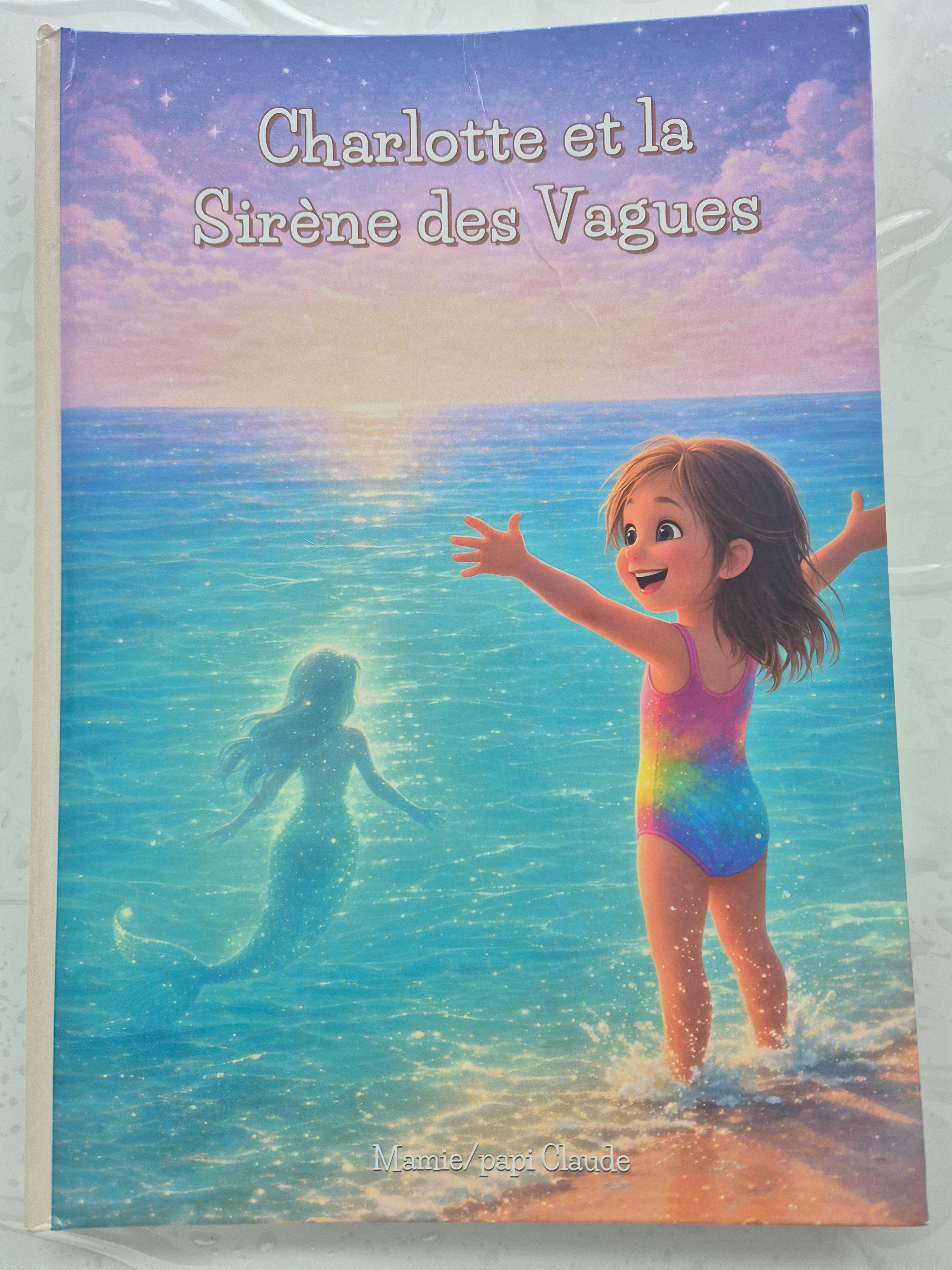 Photo d'un livre pour enfants personnalisé par Veronique De freitas